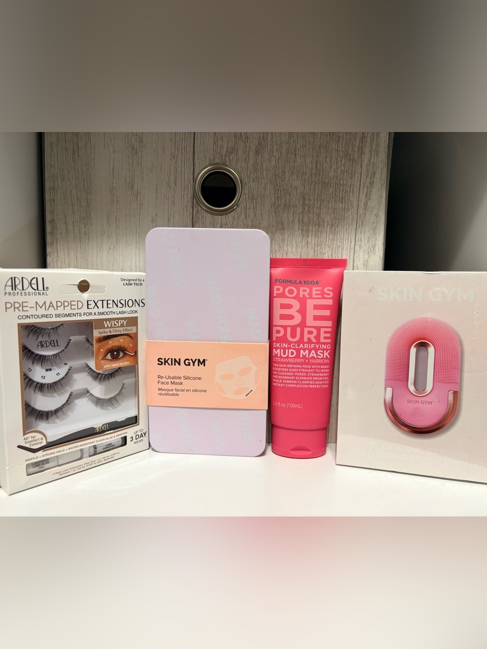 Bundle Skin gym Ardell Pores Be Pure Mud Mask Tube - Pink